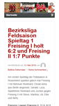 Mobile Screenshot of faustball-freising.de
