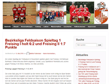 Tablet Screenshot of faustball-freising.de